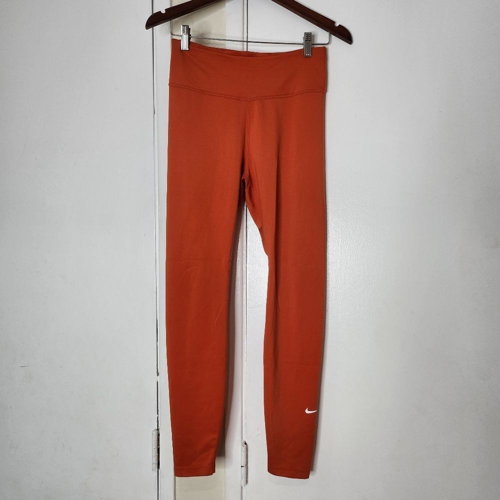 Nike Womens Orange Leggings